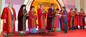 Annual research awards ceremony, University of Sri Jayewardenepura (2015)